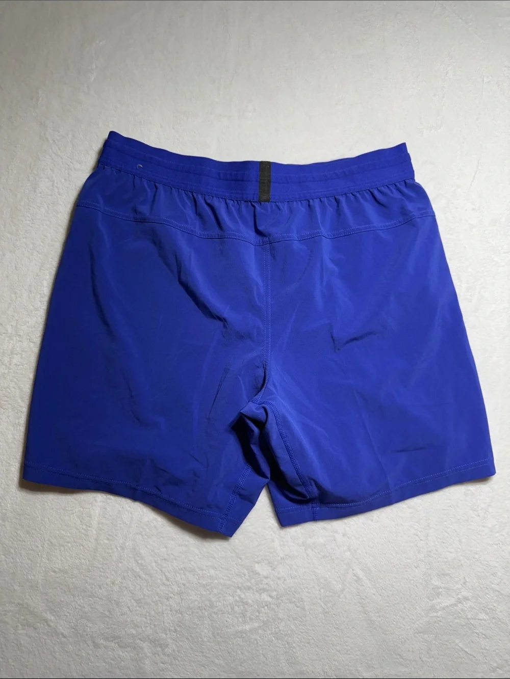 Nike Blue Performance Yoga Shorts with Swoosh